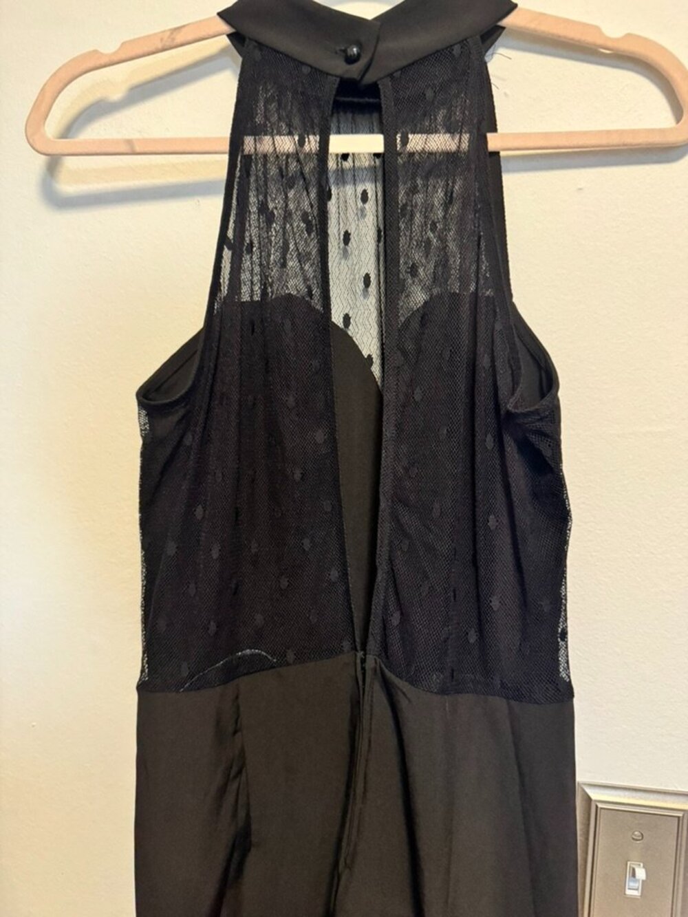Nasty Gal Jumpsuit Sweetheart Neckline High neck Black M - Picture 5 of 7